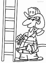Free Printable Fireman Coloring Pages sketch template
