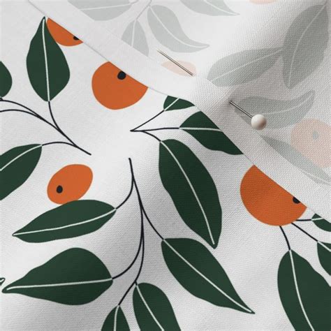 Oranges Pattern Fabric | Spoonflower