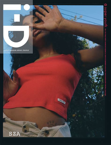 SZA Covers i-D Magazine in a Stunning Photoshoot by Petra Collins ...