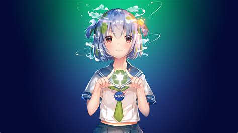 anime girls, Earth-chan, HD Wallpaper | Rare Gallery