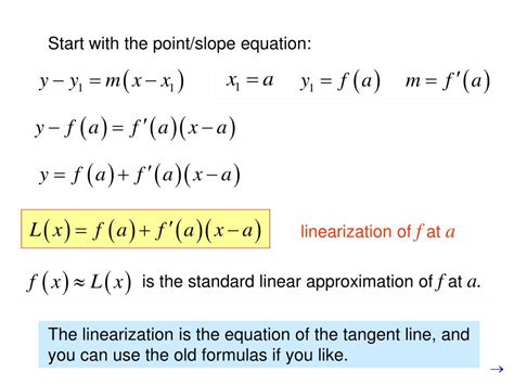 PPT - 4.5: Linear Approximations, Differentials and Newton’s Method ...