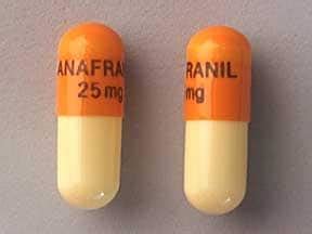 Anafranil oral Drug information on Uses, Side Effects, Interactions, and User Reviews on RxList