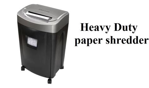 HEAVY DUTY PAPER SHREDDER | Paper shredder, Heavy duty, Shredder