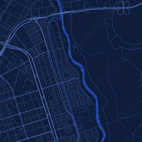 Santiago de Cali - Dark Blue Vector Map | Boundless Maps