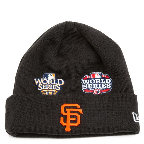 NEW ERA CAPS San Francisco Giants World Series Knit Beanie 12638426 ...