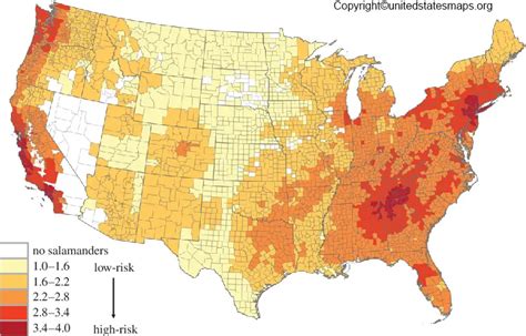 US Heat Map | United States of America Heat Map