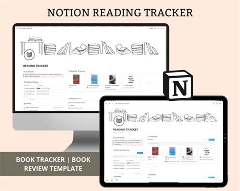 Notion Reading Template, Notion Template, Notion Book Tracker, Notion Dashboard, Android Planner ...