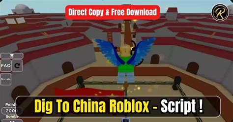 Dig To China Roblox Script, Direct Copy & Free Download