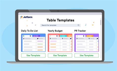 10 templates to help you get started with Jotform Tables | The Jotform Blog