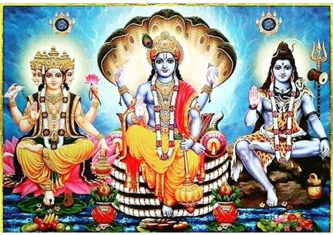 Brahma Vishnu Mahesh True dev | Lord shiva painting, God art, Lord vishnu wallpapers