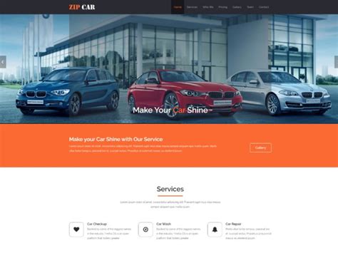 10+ Best Free Car Wash Website Templates To Download (2024)