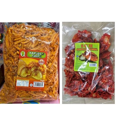 KEREPEK UBI KAYU JEJARI PEDAS TAPIOCA CHIPS 900G, *Sambal Ubi Kayu ...