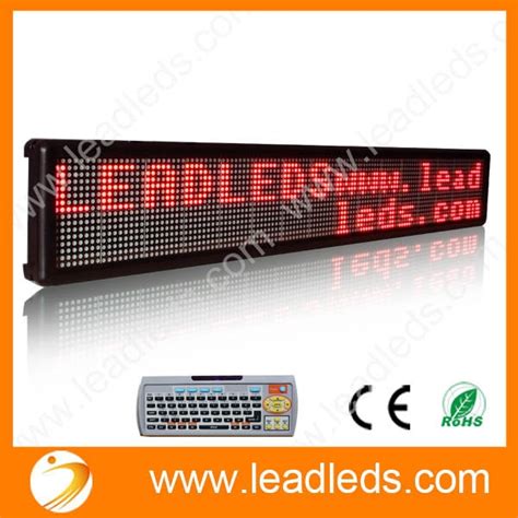 P7.62 INDOOR LED SIGNS BRIGHT PROGRAMMABLE SCROLLING MESSAGE DISPLAY