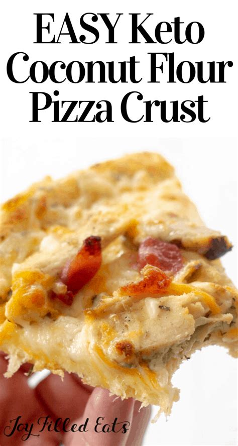 Coconut Flour Pizza Crust | Keto, Low Carb, Gluten-Free - Joy Filled Eats