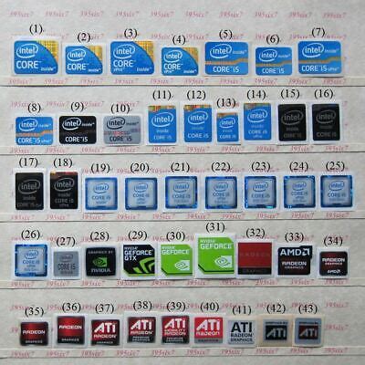 intel Core i5 Sticker (1st 3rd 4th 6th 7th 8th 9th Gen) ATI Nvidia Sticker | eBay