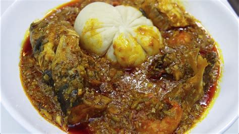 Banku And Okro Stew with A Twist - YouTube