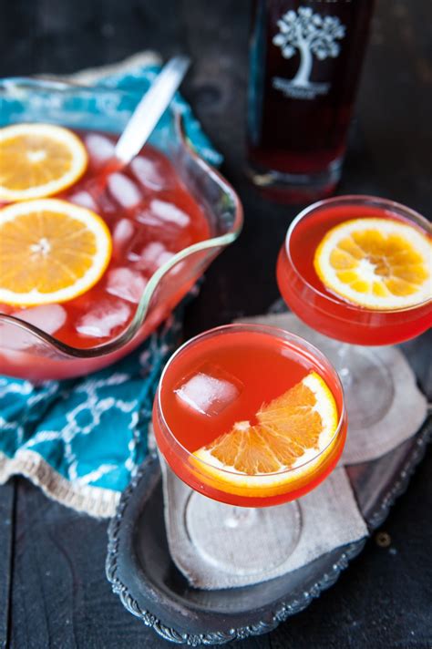 Mix up a batch of PAMA Party Punch to drink with friends on the patio. Because it's always ...