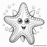 Starfish Coloring Pages  Free & Printable sketch template