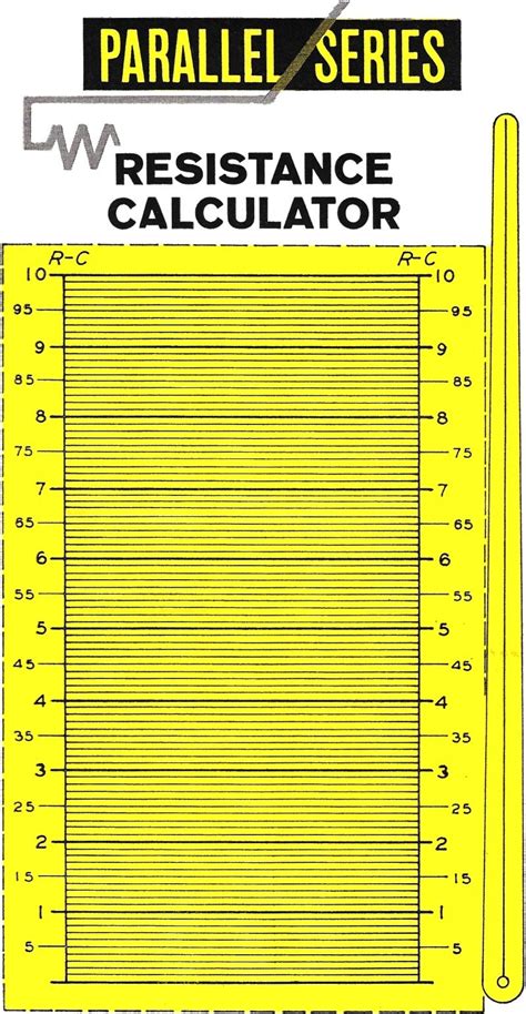 Parallel Series Resistance Calculator, August 1960 Radio-Electronics - RF Cafe