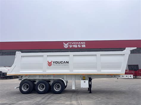 Hydraulic 3 axle U shape tipper/dump trailer for sale | Youcan trailer