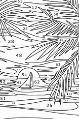 Landscape Boracay Philippines  Landscapes coloring Pages For Adults sketch template