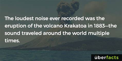 The Loudest Noise Ever Recorded Was The Eruption Of The Volcano Krakatoa In 1883 - JustPost ...