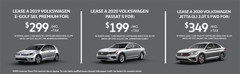 Volkswagen Monthly Specials | South Bay Volkswagen