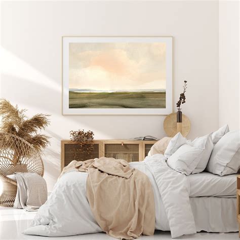 Large Landscape Painting, Large Wall Art, Neutral Landscape, Modern ...