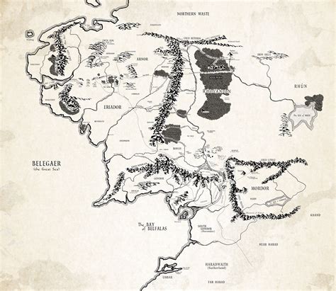 This Lord of the Rings Middle-earth map can help you navigate The Rings of Power - seven.edu.vn