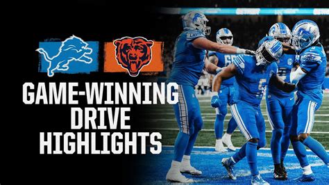 Detroit Lions score 17 points in 2:37 to beat the Chicago Bears | Game ...