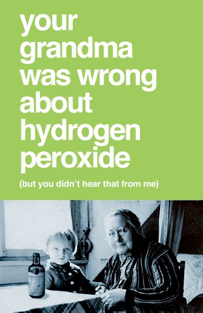 Hydrogen Peroxide is No Longer a “Go-to” for Wound Care- Do Not Put it on Your Skin. Ever. | The ...