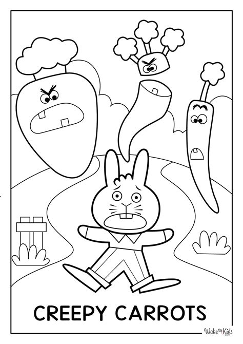 Creepy Carrots Coloring Pages (Free Printable PDFs) | WakeTheKids