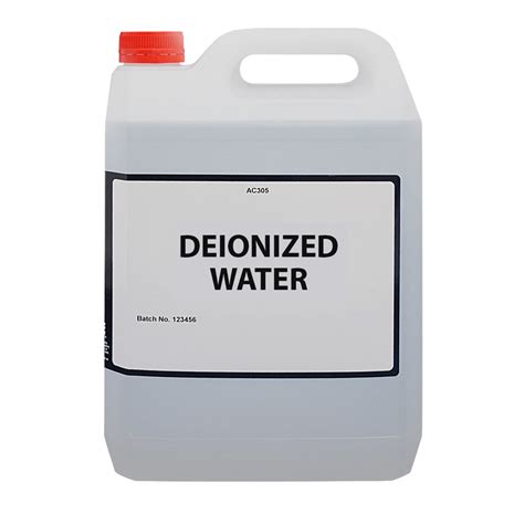 Deionized Water, UF 2.5G (10L) – Pine Environmental