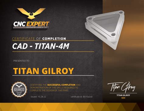 Titan Gilroy on CNC Expert - Powered by TITANS of CNC