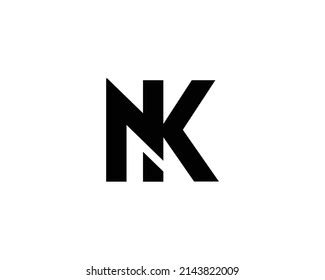 Nk Logo Design Vector Template Stock Vector (Royalty Free) 2143822009 ...