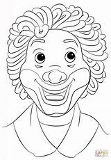 Coloriage  Face De clown Coloriages à Imprimer Gratuits sketch template
