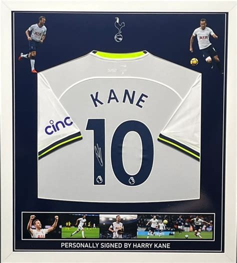 Harry Kane Tottenham Hotspur Signed and Framed Shirt - CharityStars