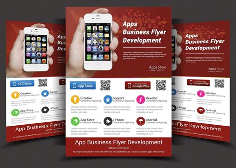 App Flyers #CMYK#Dpi#Completely#ready Flyers Apps, Marketing Flyers, Flyers Ideas, Business ...