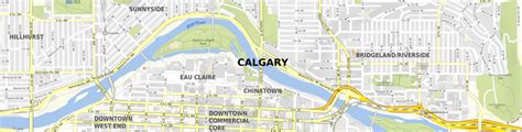 Printable Map Of Downtown Calgary - Printable Maps