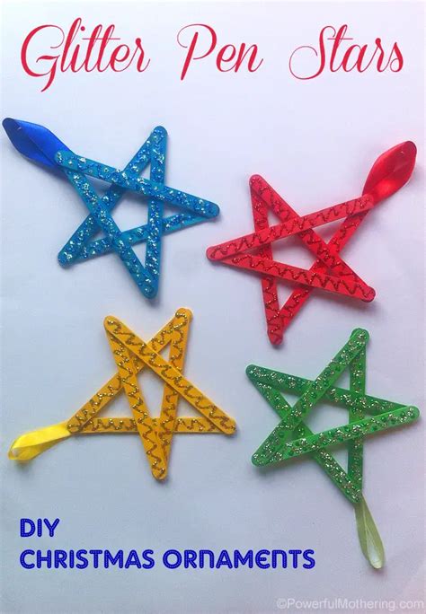 Easy Christmas Crafts for Kids: Craft Stick Stars