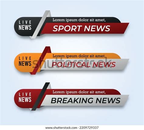 Tv News Bar Bar Newspaper Bar Stock Vector (Royalty Free) 2209729337 ...