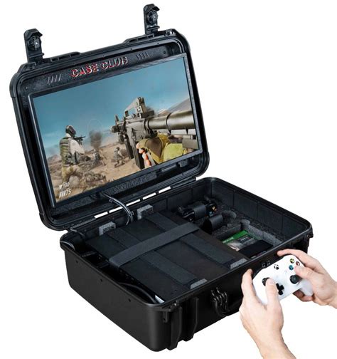 Xbox One X/S Portable Gaming Station with Built-in Monitor