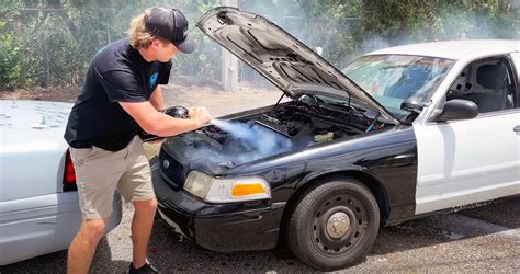 Built Ford Tough: Crown Vic Blows Engine After Running at 100 MPH ...