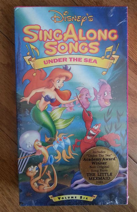 Disney 039 s Sing Along Songs The Little Mermaid Under The Sea VHS 1990 | eBay