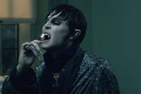 How does a vampire brush his teeth? Check out Johnny Depp as Barnabas Collins in DARK SHADOWS ...