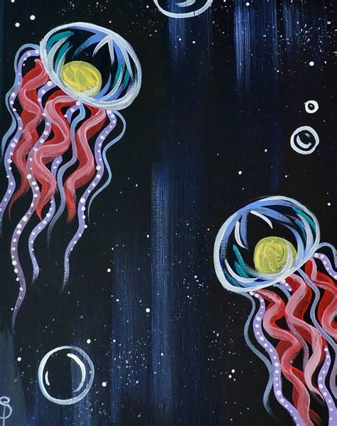 New video: Jellies – Easy Acrylic Jellyfish – Skye Pratt – Artist and ...