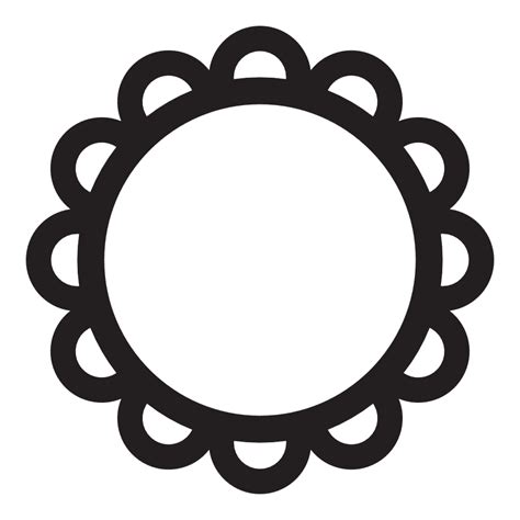 Circle Monogram frame, Decoration Free Svg File - SVG Heart