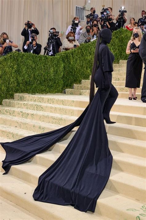 Icon Kim Kardashian wearing Balenciaga by Demna Gvasalia, Met Gala 2021 ...