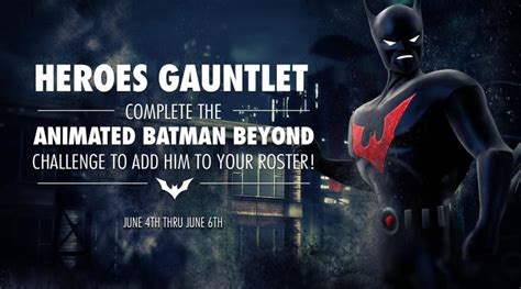 Animated Batman Beyond Challenge For Injustice Mobile – InjusticeOnline