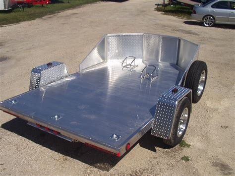 OMC OMC2 7 X 11 All Aluminum Open Motorcycle Trailer | R and P ...